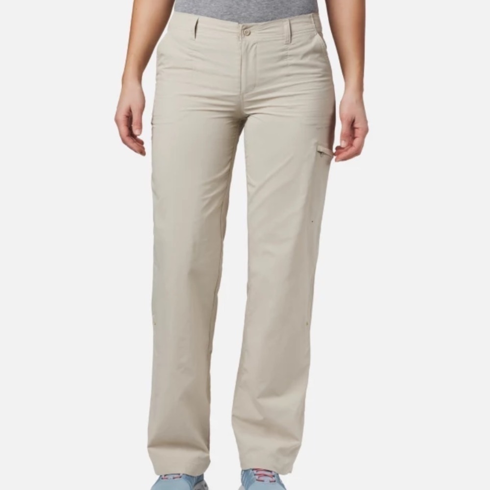 Columbia PFG Lightweight Aruba Roll-Up Pants Size 6 Regular  Hiking Fishing GUC